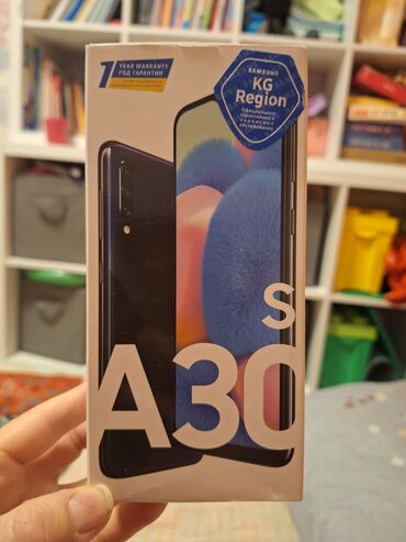 Samsung: Samsung Galaxy A30s, Б/у, 32 ГБ, цвет - Синий, 2 SIM