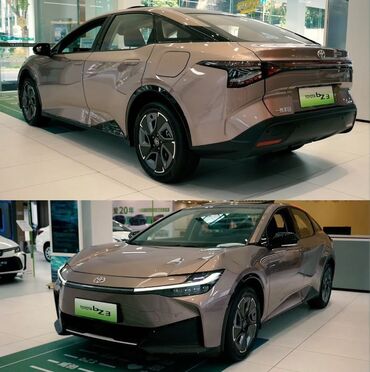 мини электромобиль: На заказ!!!! Электромобиль Toyota bZ3 в цвете шампанского — это
