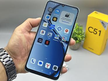redmi a3: Realme C51, Б/у, 256 ГБ, цвет - Голубой, 2 SIM — 7