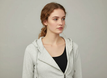 bluzy stradivarius: H&M Divided, Women`s hoodie, size 2XS (EU 32)