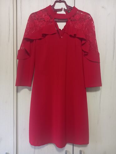 michael kors haljine: M (EU 38), color - Red, Evening, Other sleeves