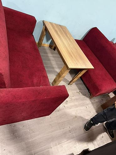 sumqayit divan: Skameykalar ilə, Düz masa, 2 nəfər — 2