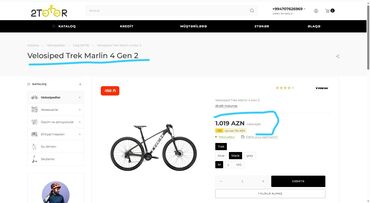 İdman velosipedləri: Yeni Dağ velosipedi Trek, 29", sürətlərin sayı: 21 — 9