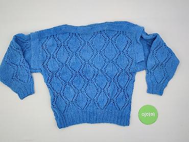 sweter w serca h: Hand Knitted, Sweter damski, rozmiar M — 2
