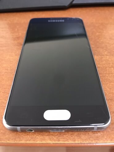 самсунг 55: Samsung Galaxy A3 2016, Колдонулган, 16 GB, түсү - Кара, 2 SIM