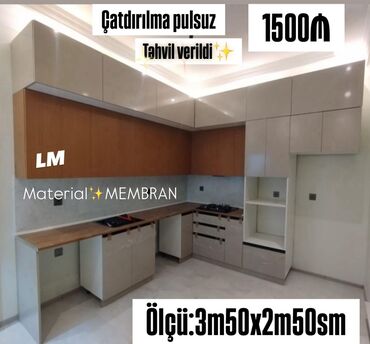 Nerjaveykalar: *Mətbəx mebellərinin sifarişlə hazırlanması✔️* ______________________