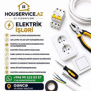 elektrik termos: Elektrik işləri – HOUSESERVICE.AZ (Ev xidmətləri) gəncədə Whatsappda — 1