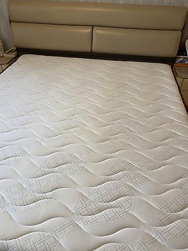 Ortopedik iki nəfərlik taxt 1.80x 2 metr. Doğtaş firması. Matras 1 ay