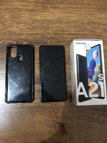 Samsung: Samsung Galaxy A21S, 32 GB, rəng - Mavi, Barmaq izi, İki sim kartlı, Face ID