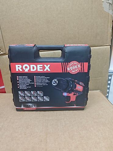 Аккумуляторная дрель-шуруповёрт RODEX RDX3321 в кейсе. Основные