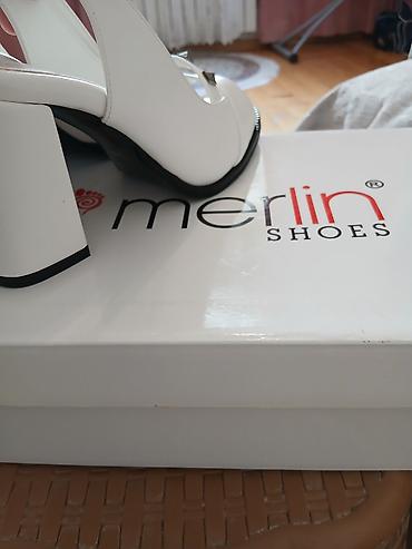 səndəl ayaqqabı: Merlin Shoes qadın açıq burunlu sandal yenidir 37 olcu geyinilmeyib — 2