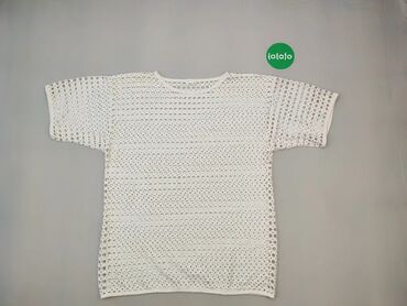 Koszule i bluzki: Bluzka, 5XL (EU 50), wzór - Jednolity kolor, kolor - Biały
