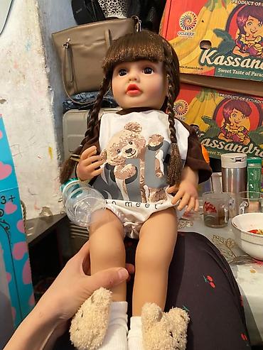 Игрушки: Кукла Maliv Lovely Doll (3+) - Реалистичная большая кукла с длинными — 4