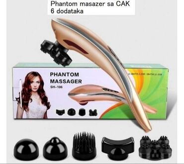 Ručni masažeri: Cena 3350din Fantom masazer sa vise nastavaka Masažer za telo Phantom — 1