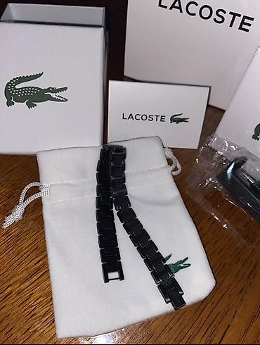 lacoste komplet trenerka muska: Lacoste muška narukvica – metalna karika - Brendirana narukvica sa — 1