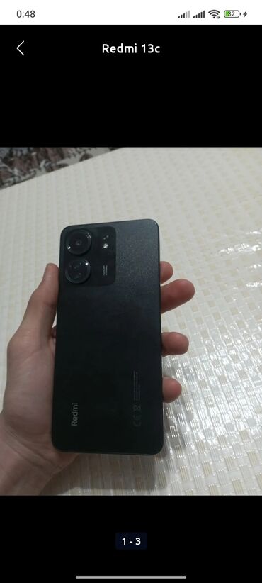 redmin a9: Xiaomi Redmi 13C, 256 ГБ, цвет - Черный, 
 Отпечаток пальца, Face ID