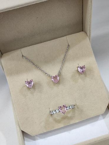 Серебряные наборы украшений: Набор украшений, Проба 925, Женские, Новый — 6