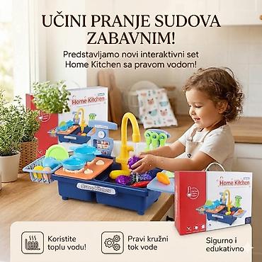 karaoke vip 2000: Interaktivni set “Home Kitchen” sa pravom vodom - Igračka sudopera sa — 1