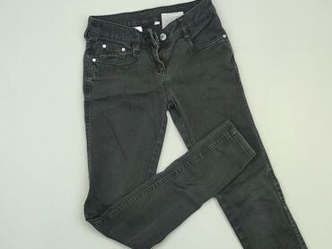 jeansy z łańcuszkami po bokach: Jeans, 11 years, 140/146, condition - Good