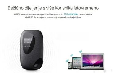 Modemi, ruteri i mrežni uređaji: AKCIJA #2635 Modem TP-LINK M5350 3G mobilni WiFi; Potpuno NOVO — 15