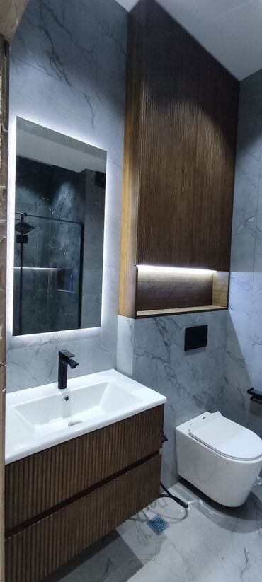 Sifarişlə dolablar: Banyo üçün xüsusi dizayn mebel və quraşdırma xidmətləri - Divara — 13