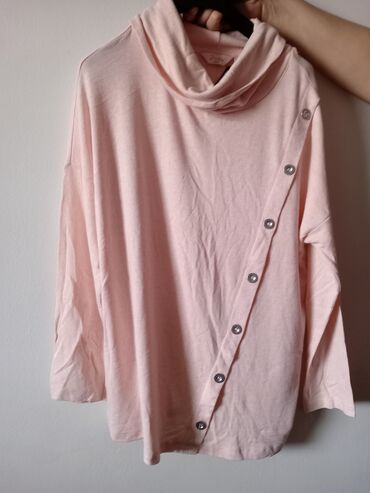 vunena rolka: XL (EU 42), Cotton, Single-colored, color - peach