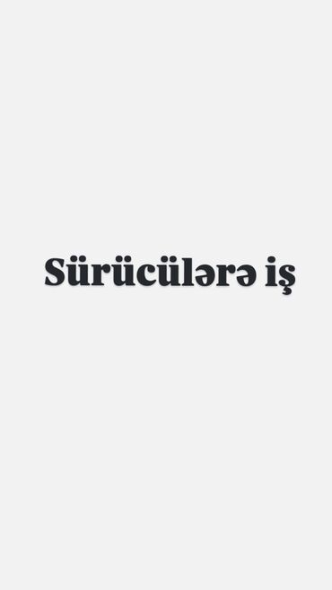 Taksi sürücüləri: Taksi sürücüsü tələb olunur, Şəxsi nəqliyyat vasitəsi ilə, Gündəlik ödəniş, Təcrübəsiz