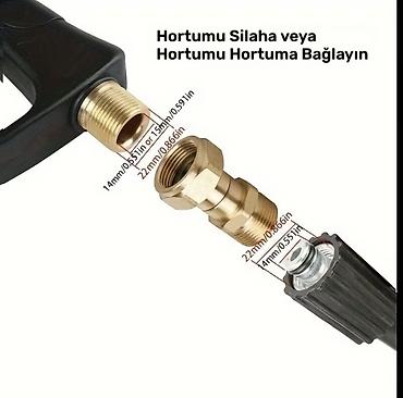 Оборудование для мойки: Moyka aparatı üçün başlıqdır.Bunu taxanda moyka aparatının şlanqı — 3