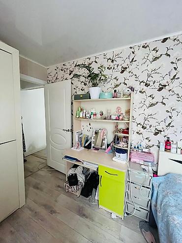 быстроток: 3 комнаты, 58 м², Аламедин-1 мкр 104 серия, 4 этаж, Евроремонт — 4