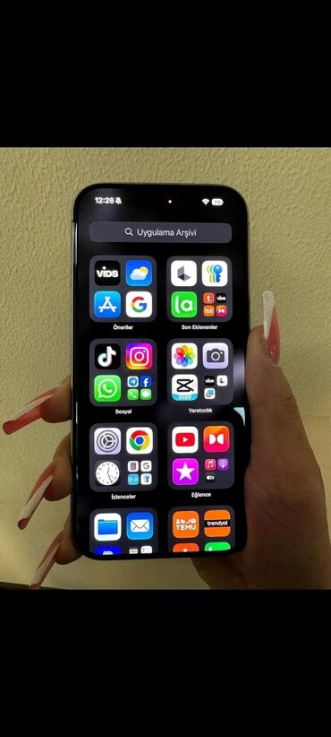 dubayda iphone 15 pro qiymeti: IPhone 15 Pro, 128 ГБ, Natural Titanium, Face ID