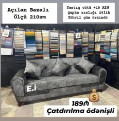 Masa və oturacaq dəstləri: Divan, Yeni, Açılan, Bazalı