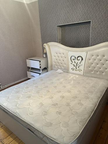 ağ divan: Mebel dəsti – qonaq və yataq otağı üçün - Künc divan: L formalı — 7