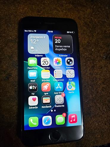 Apple iPhone: Apple iPhone SE (2. generacija) – Crni /Telefon je potpuno ispravan — 2