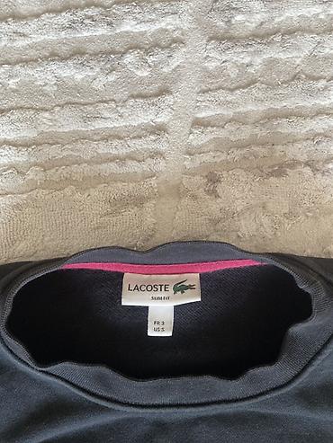 мужские джинсы черные: Мужская толстовка, S, Lacoste, Б/у, цвет - Черный — 1