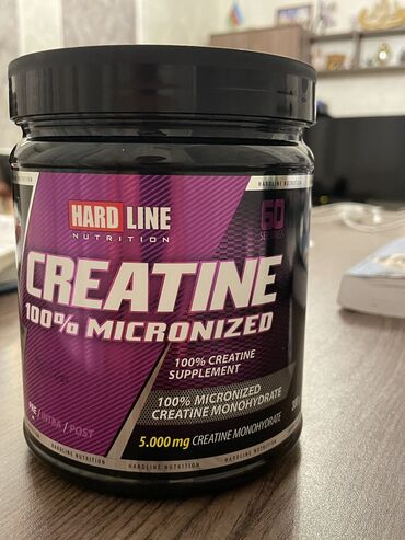 hardline: Kreatin - Creatine HardLine + Qıf hədiyyə ( 50-52 Pors Qalıb)