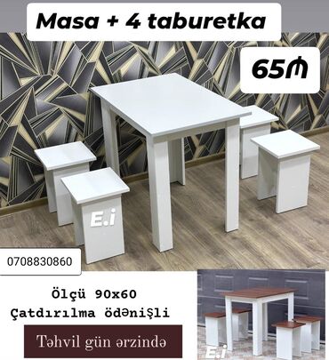 ikinci el mebel alan: Mətbəx üçün, Yeni, 4 stul
