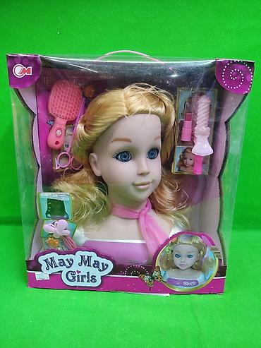 girls: Игровой набор May May Girls – манекен-голова для причёсок и макияжа — 1