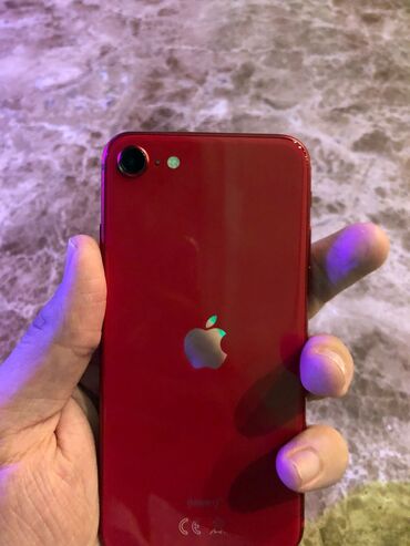 iphone baku: IPhone SE 2020, 64 GB, Qırmızı