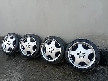 e6 3: Литые Диски R 18 AMG, Комплект, отверстий - 5, Б/у — 6