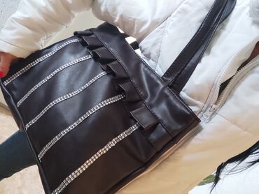 Torbe: Torba za rame, Carpisa, Materijal: Koža — 5