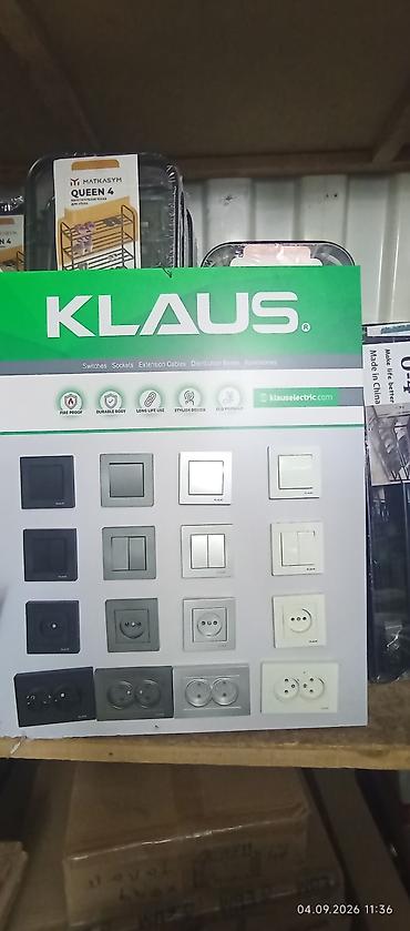 Электрофурнитура и свет KLАUS - Выключатели и розетки KLАUS