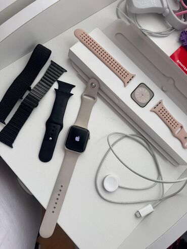 Eynəklər: Smart saat, Apple, Sensor ekran, rəng - Gümüşü