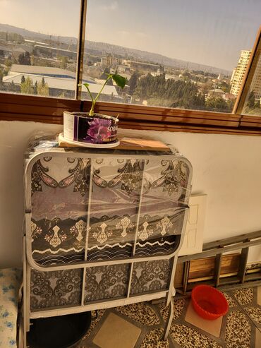 tek adamliq carpayi: Раскладушка с матрасом