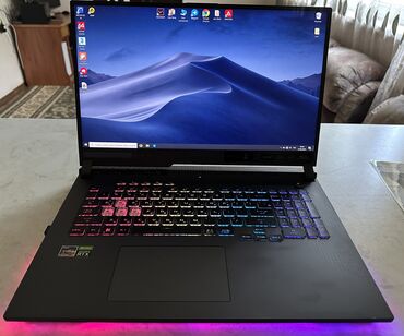 купить игровой телефон: Ноутбук, Asus, 16 ГБ ОЗУ, AMD Ryzen 7, 17.3 ", Б/у, Игровой, память SSD