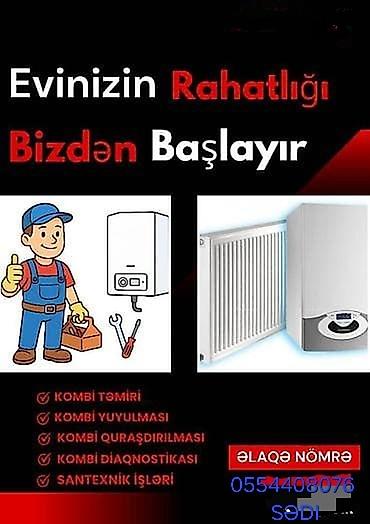 ventilatör: Xidmət: Kombi və su qızdırıcısı üzrə peşəkar servis Təklif edilən — 1