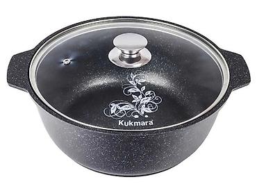 Tavalar: Tava, rəng - Qara, Alüminium, 26 sm, Kukmara, Rusiya — 1