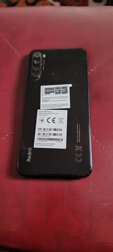 ноутбук nec: Redmi, Redmi Note 8, 64 ГБ, түсү - Кара, 2 SIM