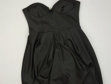 czarna mini sukienki: Sukienka, L, River Island, stan - Dobry