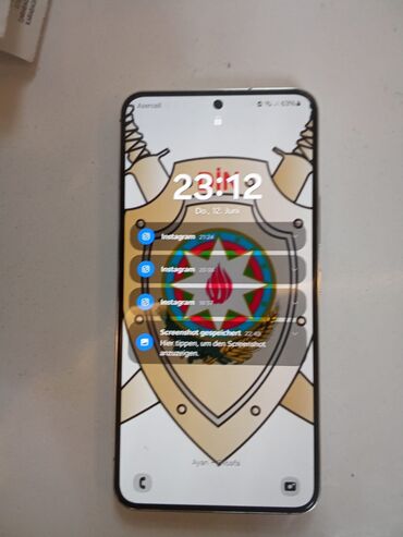 Samsung: Samsung Galaxy S22, 256 GB, rəng - Ağ, Sensor, Barmaq izi, Simsiz şarj