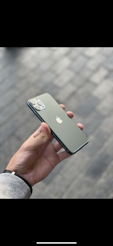 en yaxşı akumulator: IPhone 11 Pro, 64 ГБ, Matte Midnight Green, Гарантия, Беспроводная зарядка, Face ID